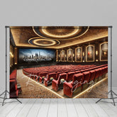 Lofaris Luxury Movie Theatre Architecture Photo Backdrop